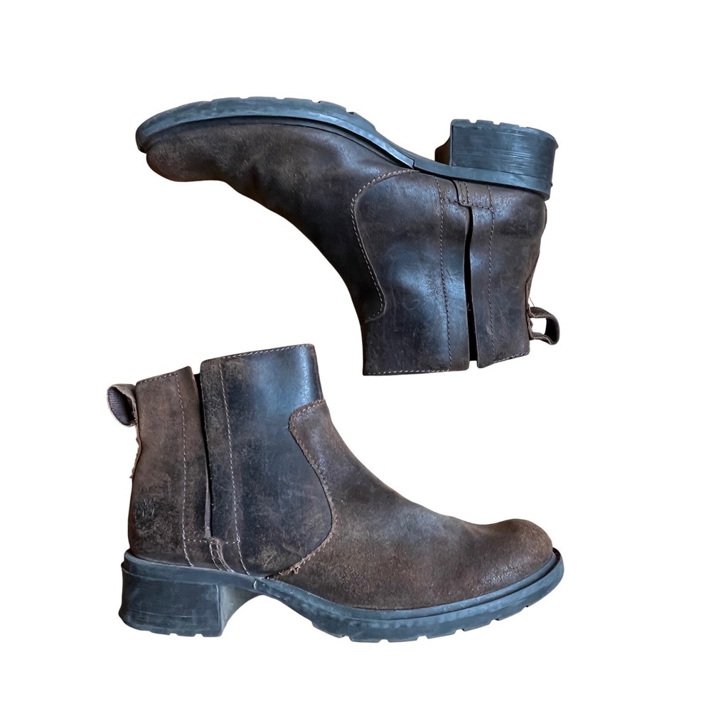 Timberland‎ Womens Brown Leather Chelsea Ankle Boots Lug Sole  Size 9.5 M